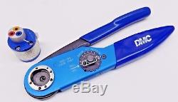 Unused DMC M22520/1-01 AF8 Hand Crimping Tool with TH1A Turret Daniels
