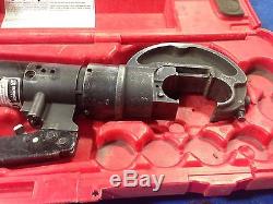 Used Burndy Y750HSXT Hydraulic Hand Crimper Self Contained Crimp Tool Hypress