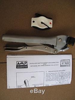 Vintage Amp Model Mr-1m Hand Crimping Tool 251101-4 For Picabond Mini Connectors