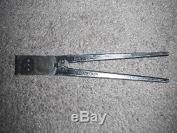 VINTAGE RAJAH HAND CRIMPING TOOLS With TERMINALS, CABLE METAL BOX & OTHER PARTS