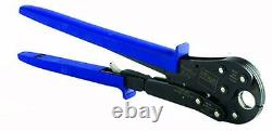 Viega 50040 PureFlow 3/4 PEX Crimp Press Hand Tool Pliers Blue Handle