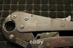 Viega PureFlow 1-Inch Press Crimper 2-Handed Crimping Ratchet Tool