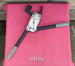 Vintage Bicon 493880 Hydraulic Crimping Ratchet Pliers Hand Crimp Tool