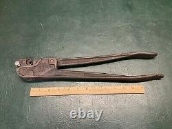 Vintage T&B Thomas & Betts WT Stakon Large Hand Crimper Crimp Tool USA 2 4 6 8