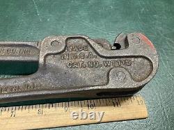 Vintage T&B Thomas & Betts WT Stakon Large Hand Crimper Crimp Tool USA 2 4 6 8