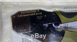 WAGO Variocrimp 4 Ratcheting Crimper Hand Tool 0.25 4 sq mm AWG 24-12