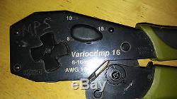 Wago Hand Crimp Crimper Tool AWG 10-6 variocrimp 16