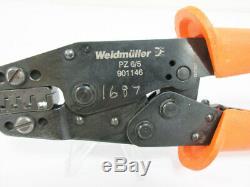Weidmuller Pz 6/5 901146 Hand Crimp Tool 10-24awg 0.25 To 6mm 9011460000